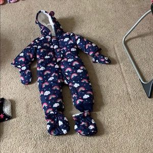 Baby’s snowsuit